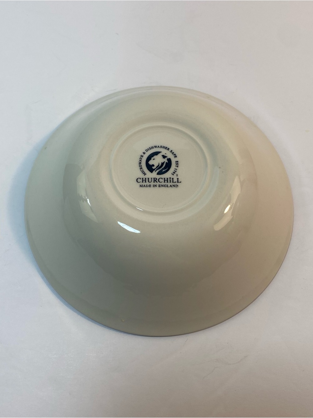 Vintage Churchill Blue Willow Set of 4 Soup Cereal Dessert Bowls England 6” - Picture 5 of 7